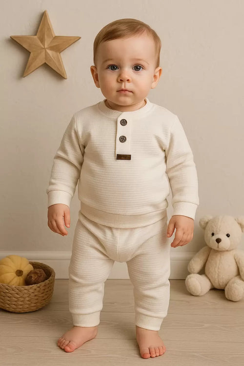 2' Lİ ERKEK BEBEK TAKIM % 100 PAMUK